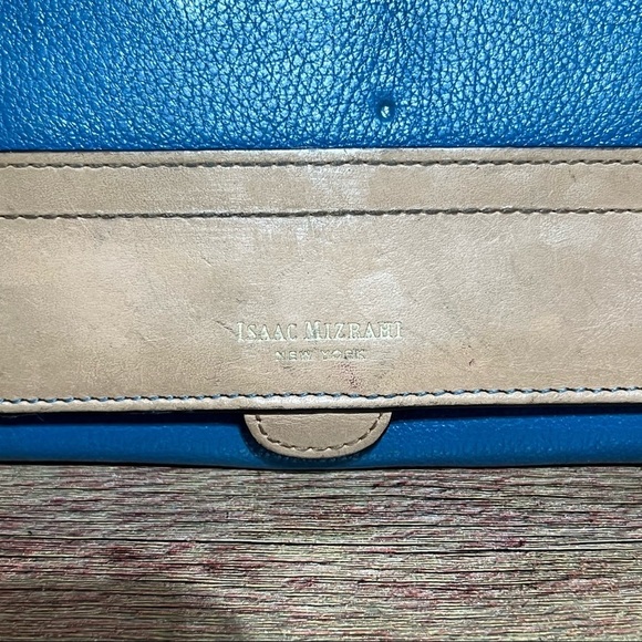 Isaac Mizrahi Blue Wallet - Picture 3 of 9